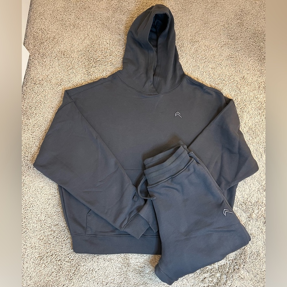 Oner Active Charcoal Gray Hoodie & Jogger Set